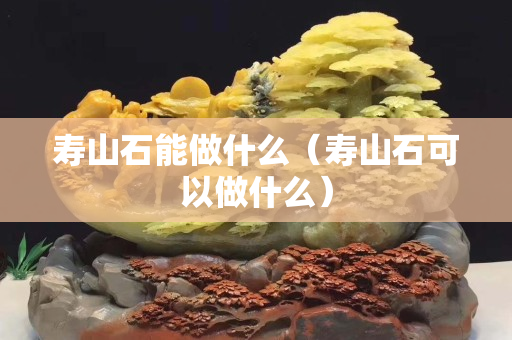 寿山石能做什么（寿山石可以做什么）