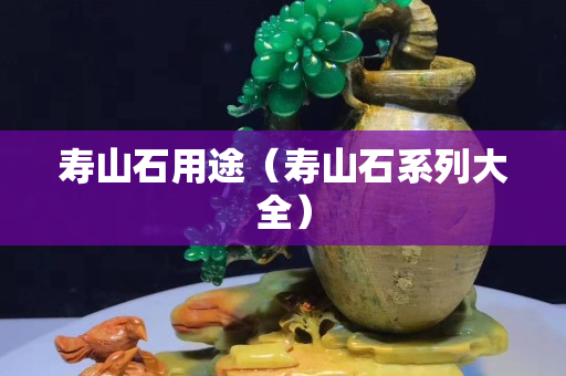 寿山石用途（寿山石系列大全）