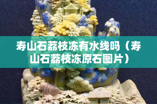 寿山石荔枝冻有水线吗（寿山石荔枝冻原石图片）