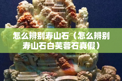 怎么辨别寿山石（怎么辨别寿山石白芙蓉石真假）