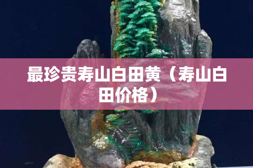 最珍贵寿山白田黄（寿山白田价格）