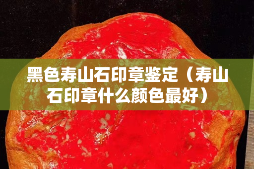 黑色寿山石印章鉴定（寿山石印章什么颜色最好）