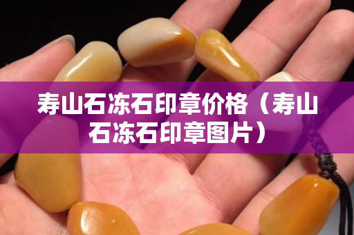 寿山石冻石印章价格（寿山石冻石印章图片）