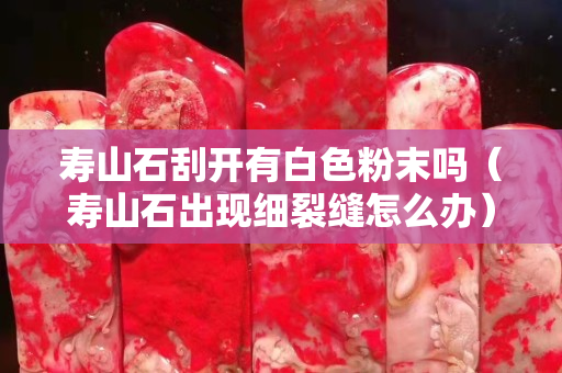 寿山石刮开有白色粉末吗（寿山石出现细裂缝怎么办）