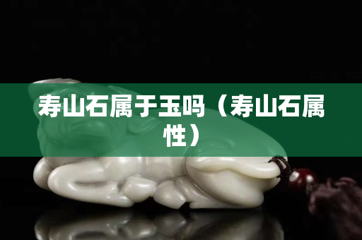 寿山石属于玉吗（寿山石属性）