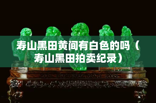 寿山黑田黄间有白色的吗（寿山黑田拍卖纪录）