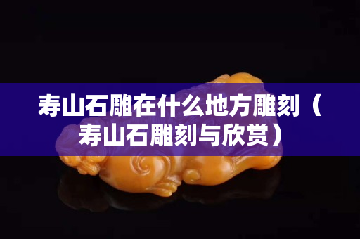 寿山石雕在什么地方雕刻（寿山石雕刻与欣赏）