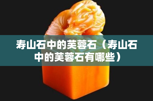 寿山石中的芙蓉石（寿山石中的芙蓉石有哪些）