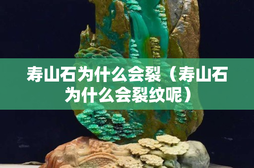 寿山石为什么会裂（寿山石为什么会裂纹呢）
