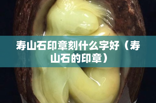 寿山石印章刻什么字好（寿山石的印章）