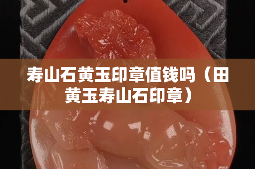 寿山石黄玉印章值钱吗（田黄玉寿山石印章）