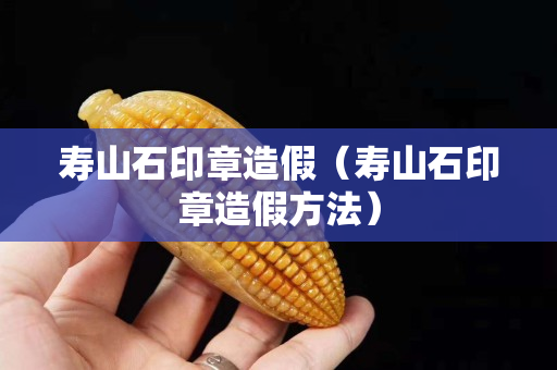 寿山石印章造假（寿山石印章造假方法）