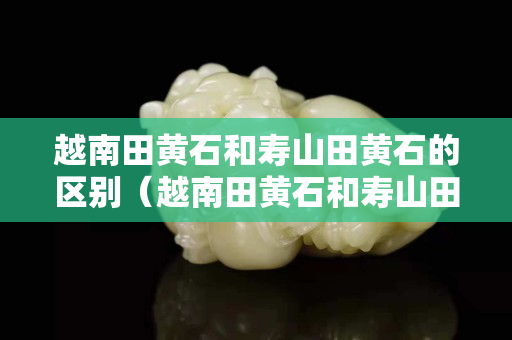 越南田黄石和寿山田黄石的区别（越南田黄石和寿山田黄石的区别图片）