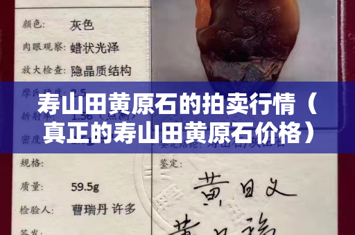 寿山田黄原石的拍卖行情（真正的寿山田黄原石价格）