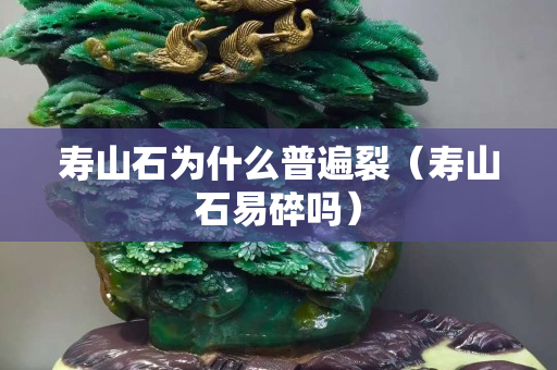寿山石为什么普遍裂（寿山石易碎吗）