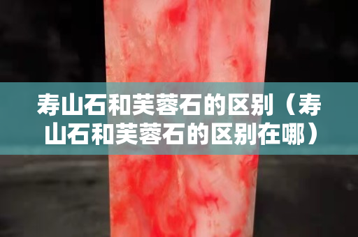 寿山石和芙蓉石的区别（寿山石和芙蓉石的区别在哪）
