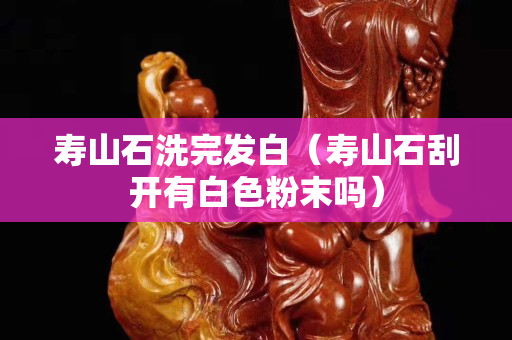 寿山石洗完发白（寿山石刮开有白色粉末吗）