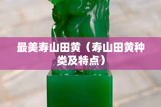 最美寿山田黄（寿山田黄种类及特点）
