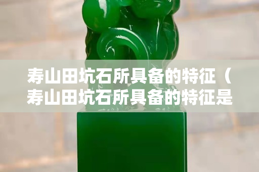 寿山田坑石所具备的特征（寿山田坑石所具备的特征是什么）