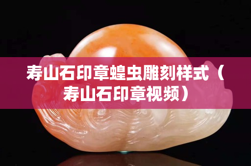 寿山石印章蝗虫雕刻样式（寿山石印章视频）