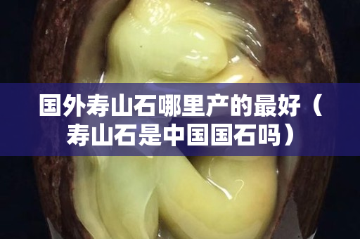 国外寿山石哪里产的最好（寿山石是中国国石吗）