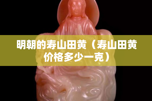 明朝的寿山田黄（寿山田黄价格多少一克）