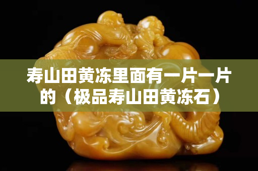 寿山田黄冻里面有一片一片的（极品寿山田黄冻石）