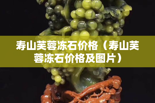 寿山芙蓉冻石价格（寿山芙蓉冻石价格及图片）