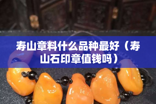 寿山章料什么品种最好（寿山石印章值钱吗）