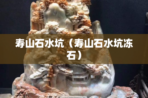 寿山石水坑（寿山石水坑冻石）
