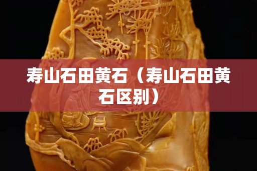 寿山石田黄石（寿山石田黄石区别）