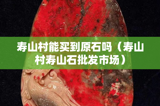 寿山村能买到原石吗（寿山村寿山石批发市场）
