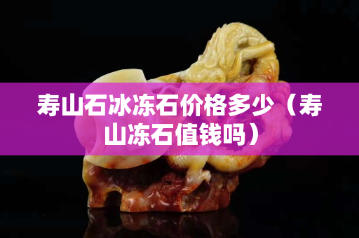 寿山石冰冻石价格多少（寿山冻石值钱吗）