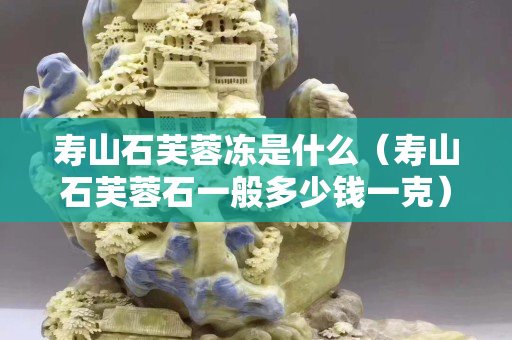 寿山石芙蓉冻是什么（寿山石芙蓉石一般多少钱一克）