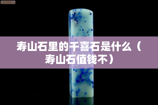 寿山石里的千喜石是什么（寿山石值钱不）