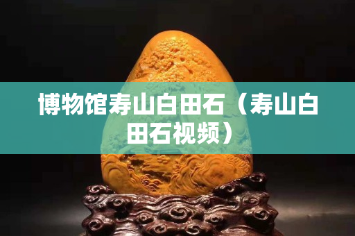 博物馆寿山白田石（寿山白田石视频）