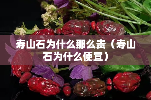 寿山石为什么那么贵（寿山石为什么便宜）