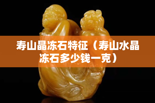 寿山晶冻石特征（寿山水晶冻石多少钱一克）