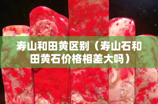 寿山和田黄区别（寿山石和田黄石价格相差大吗）