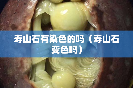 寿山石有染色的吗（寿山石变色吗）