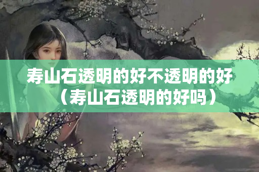 寿山石透明的好不透明的好（寿山石透明的好吗）