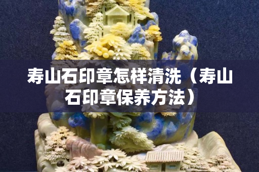 寿山石印章怎样清洗（寿山石印章保养方法）