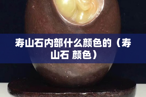 寿山石内部什么颜色的（寿山石 颜色）