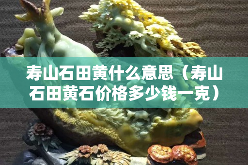 寿山石田黄什么意思（寿山石田黄石价格多少钱一克）
