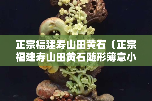 正宗福建寿山田黄石（正宗福建寿山田黄石随形薄意小摆件）