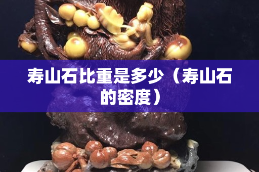 寿山石比重是多少（寿山石的密度）