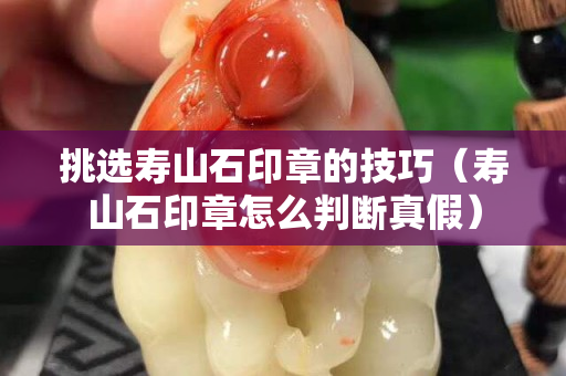 挑选寿山石印章的技巧（寿山石印章怎么判断真假）