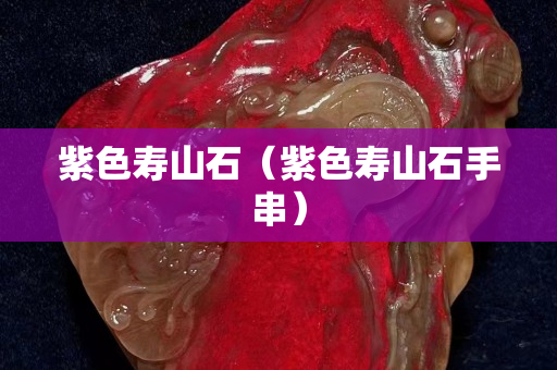 紫色寿山石（紫色寿山石手串）