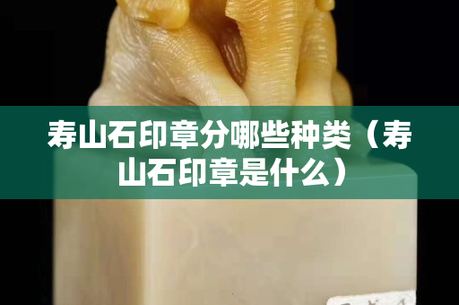 寿山石印章分哪些种类（寿山石印章是什么）