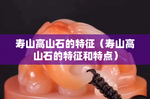寿山高山石的特征（寿山高山石的特征和特点）